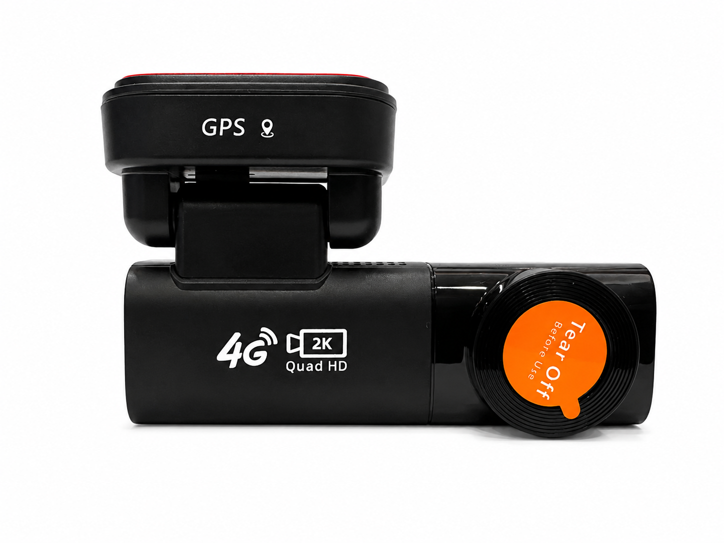 APOLLON VX3 önden görünüm; lens, gövde üzerindeki 4G işareti ve üstteki GPS aparatı