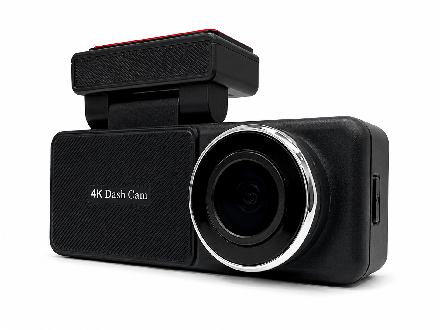 APOLLON VX4 açılı önden görünüm; lens, dokulu ön panel ve ön cam aparatı