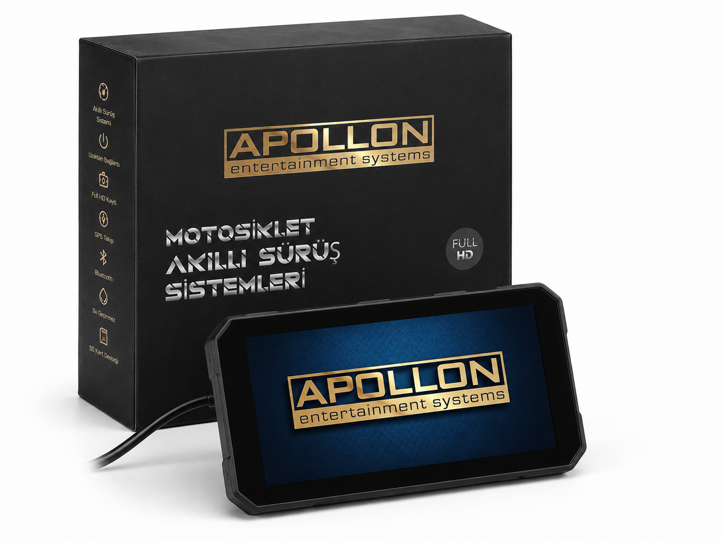 APOLLON RIDE ONE, Apollon markalı kutusunun yanında